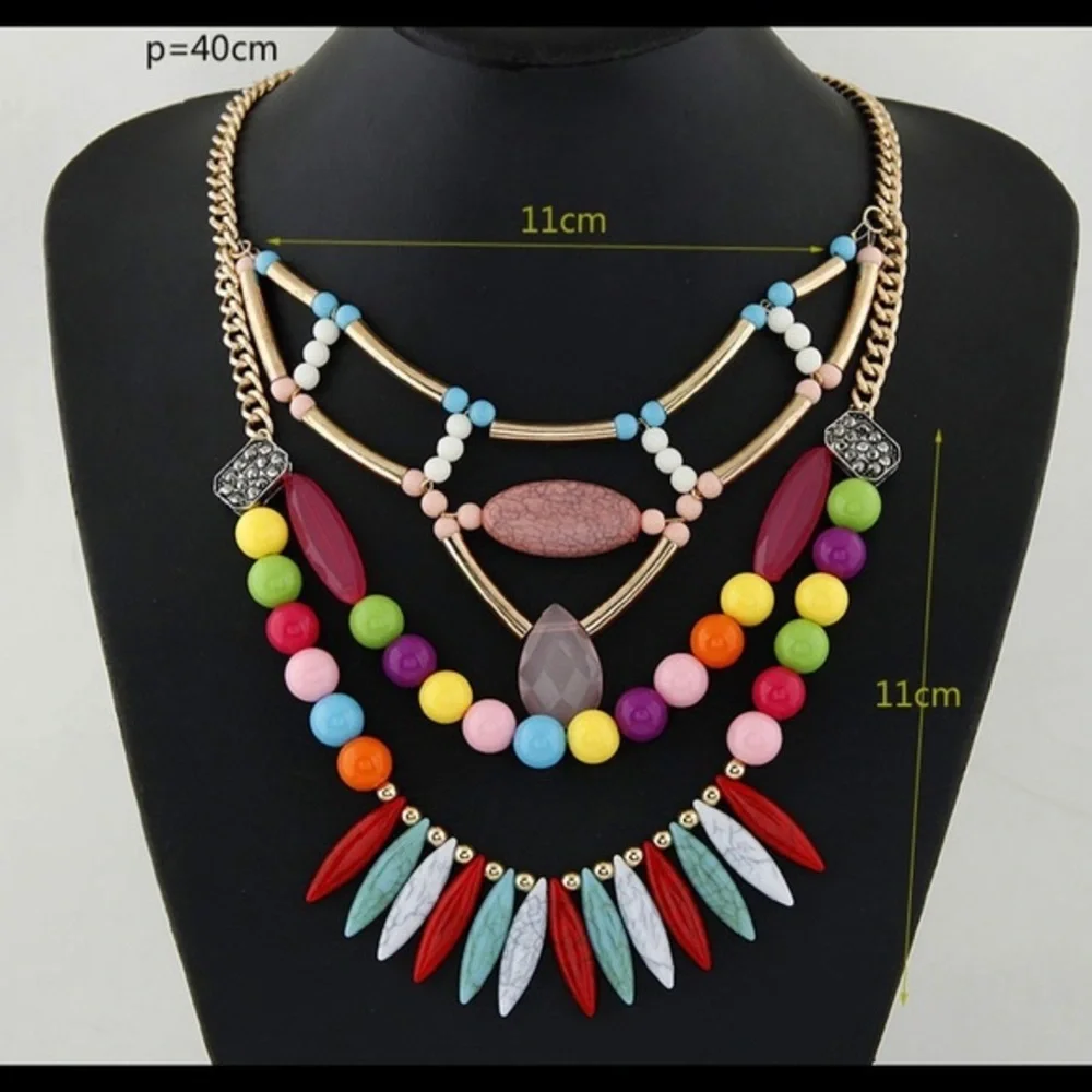 Tamera stone necklace